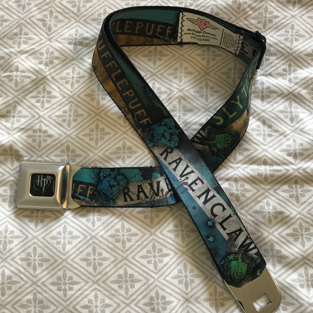Harry Potter Hogwarts Seatbelt Buckle Belt